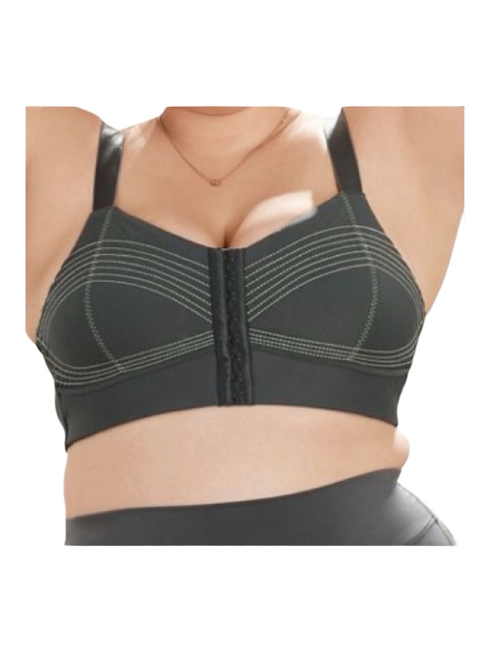 Fabletics Ines Low Impact Sports Bra Night Shade / Neon 1X